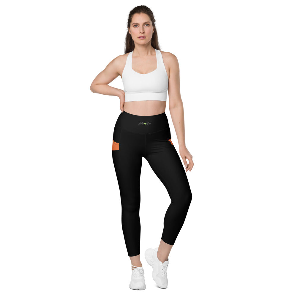 Astral Black Leggings With Pockets