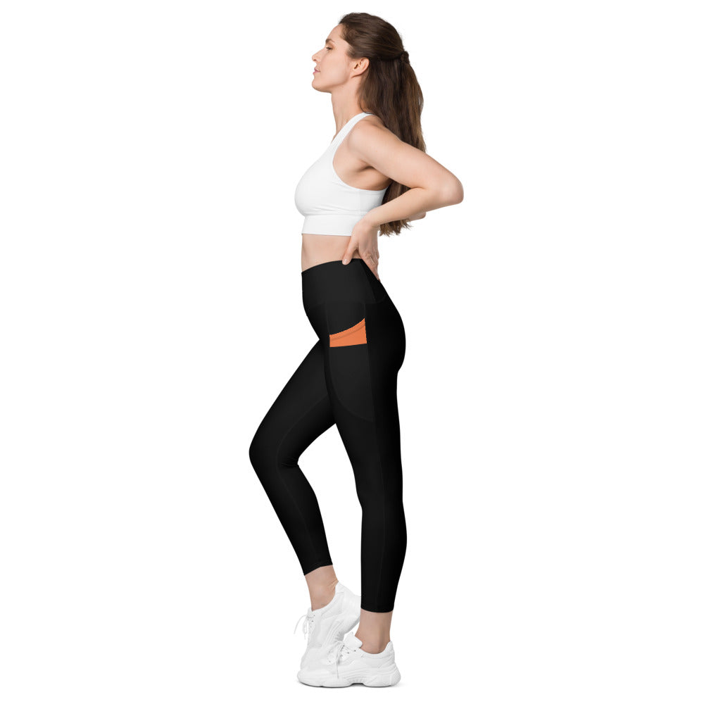 Astral Black Leggings With Pockets