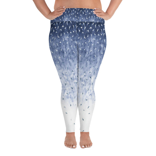 Birds Of A Feather All-Over Print Plus Size Leggings