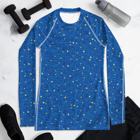 Starry Night Women's Rash Guard