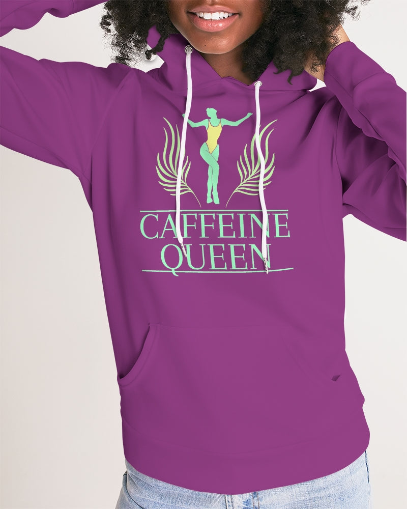 Caffeine Queen Purple Women's Hoodie