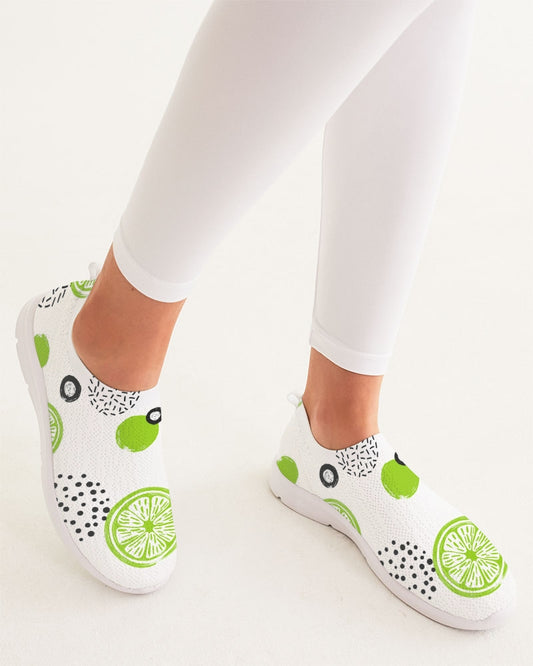 Lime-et-less Women's Slip-On Flyknit Shoe