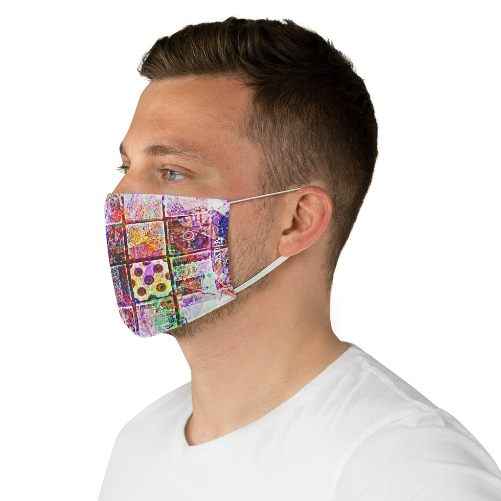 Funky Tiles Double Layer Fabric Face Mask
