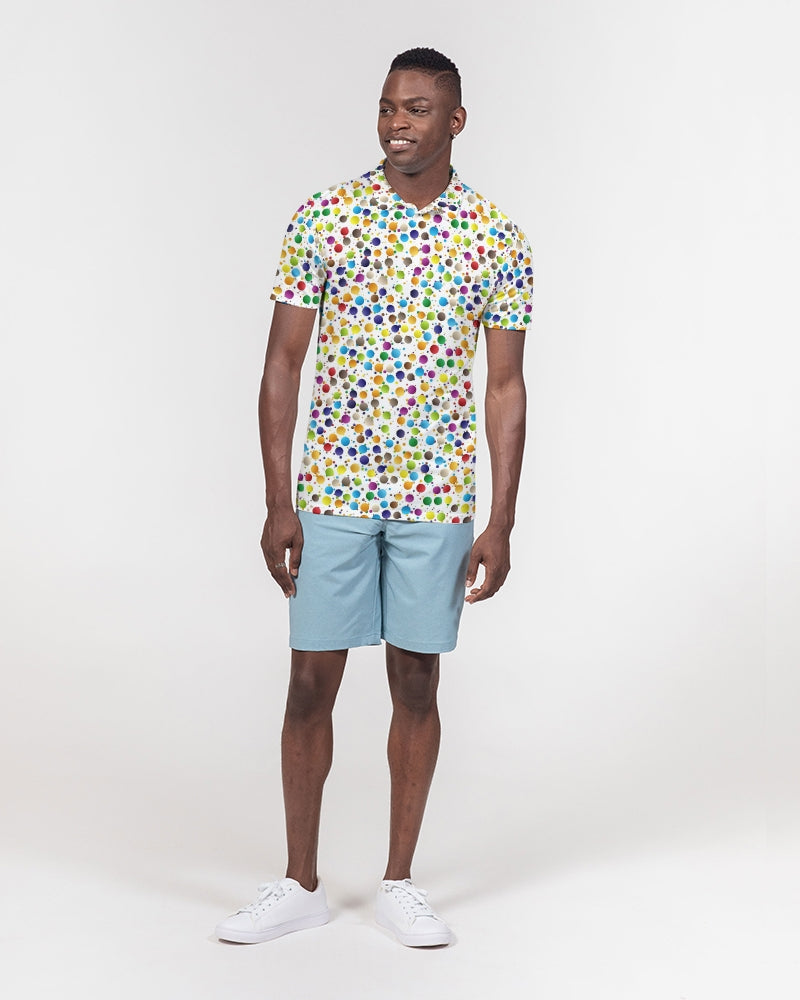 Happiness Men's Slim Fit Short Sleeve Polo | Always Get Lucky