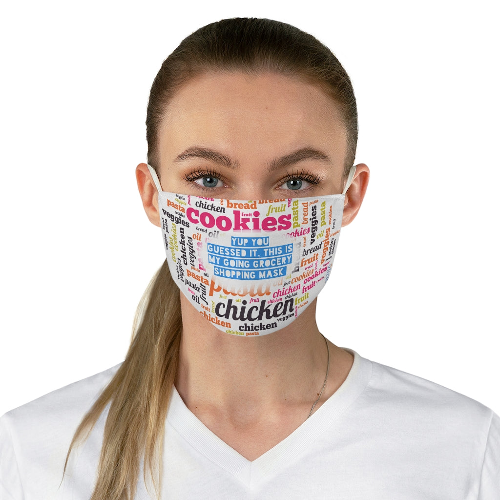 Grocery Double Layer Fabric Face Mask