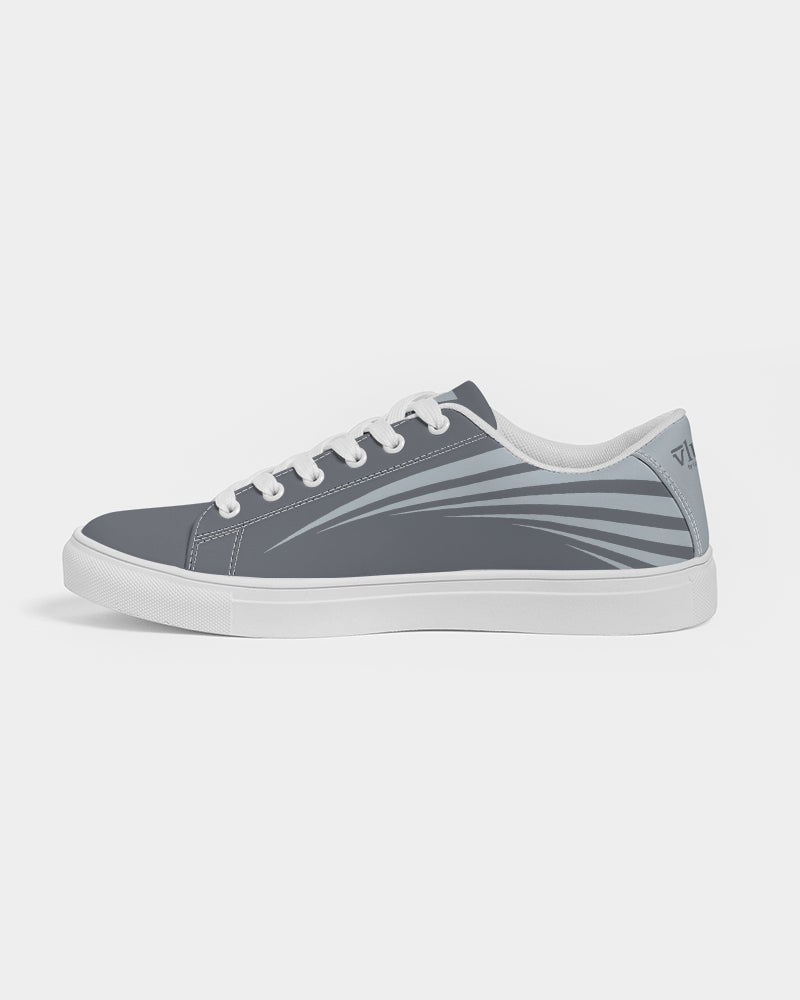 Solid State Of Mind Gray Men's Faux-Leather Sneaker