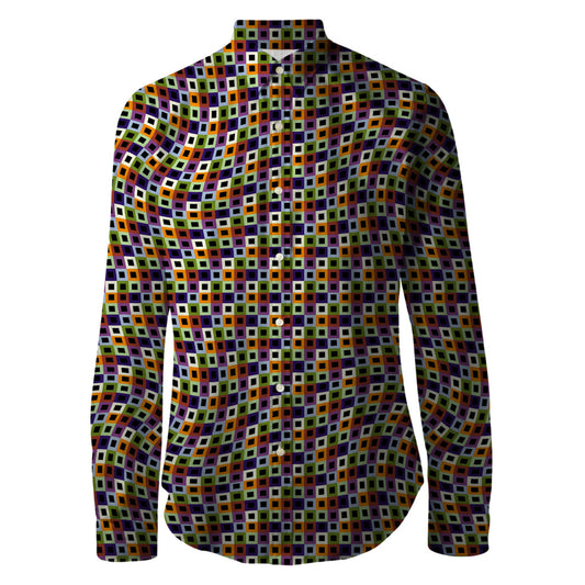 Checkmate Twirl Multi Unisex Long Sleeve Shirt