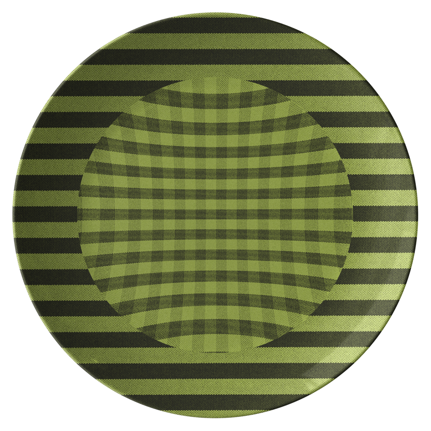 Chemise Lime Dinner Plate from Vluxe by Lucky Nahum