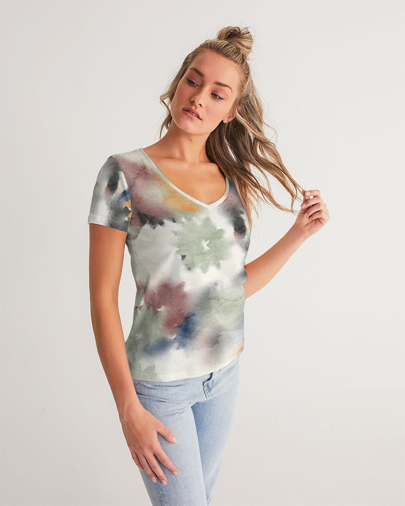 Faded Love Women's V-Neck Tee | Always Get Lucky