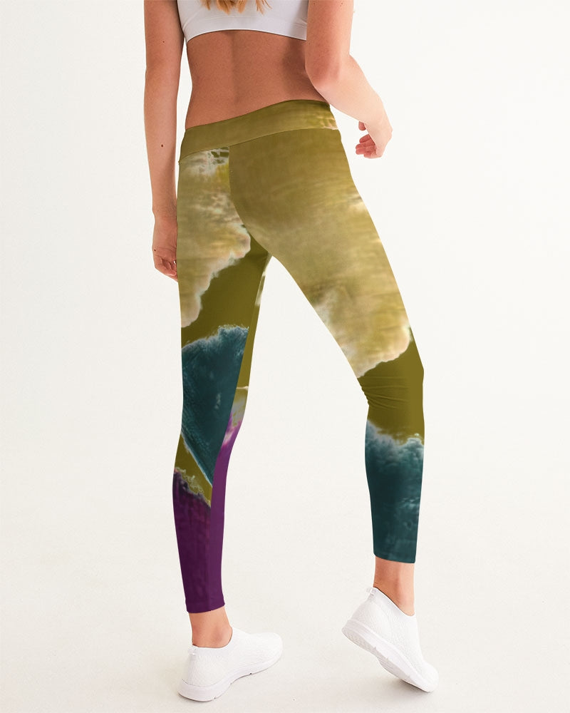 Splash Olive Women's Yoga Pants | Always Get Lucky
