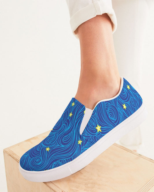 Starry Night Women's Slip-On Canvas Shoe