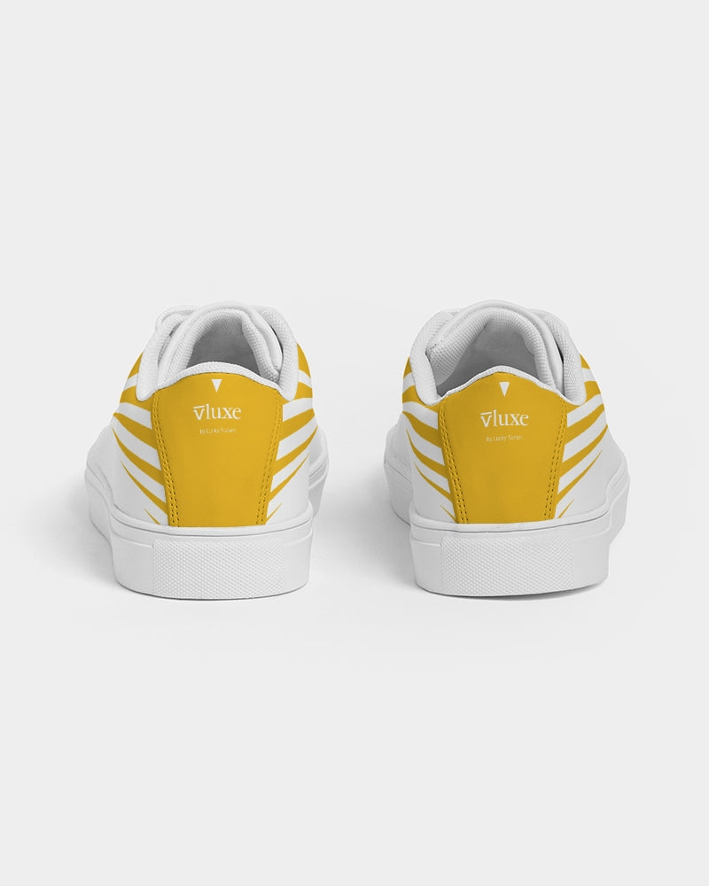 Fly High Yellow Women's Faux-Leather Sneaker | Always Get Lucky