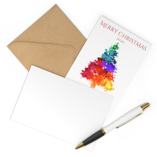 Christmas Splatter Postcards (7 pcs)