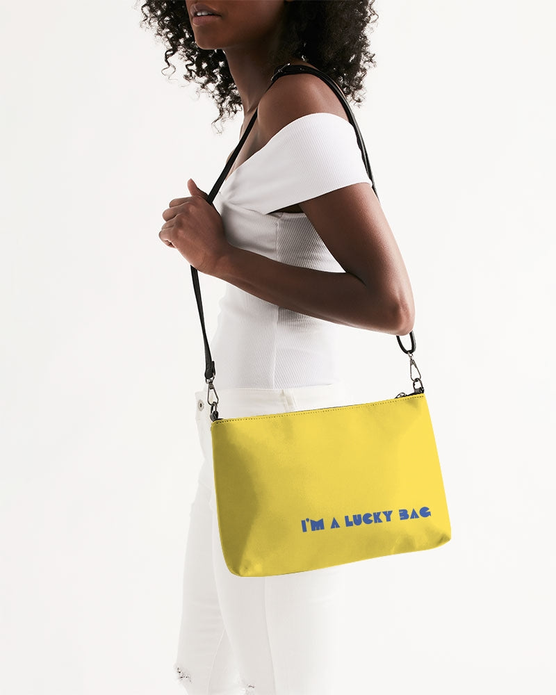 I'm A Lucky Bag Yellow Daily Zip Pouch
