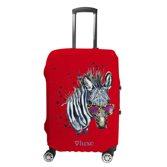 Elton Zebra Luggage Case Cover