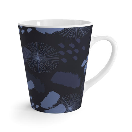 Lucky Camo Blues Latte Mug from Vluxe by Lucky Nahum