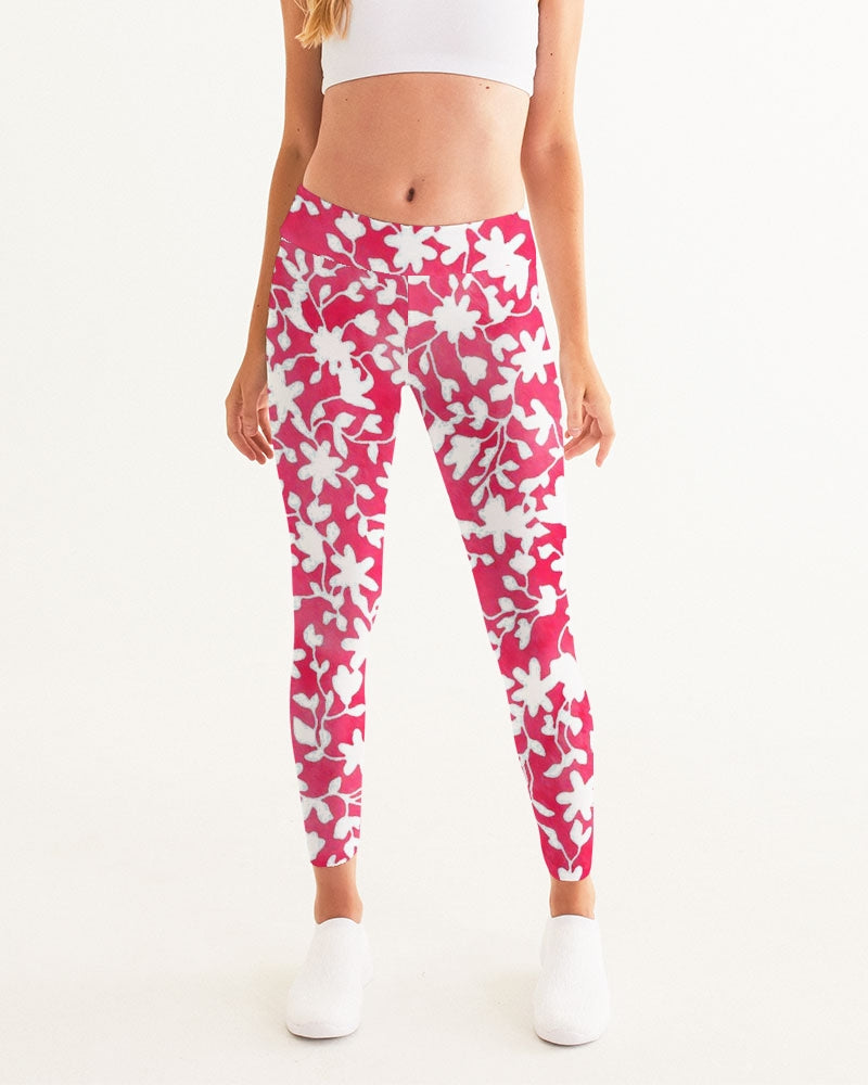 Camo Flower Flame Women's Yoga Pants