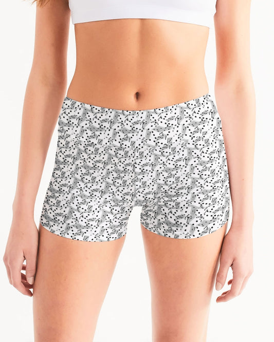 Roll The Dice Women's Mid-Rise Yoga Shorts | Always Get Lucky