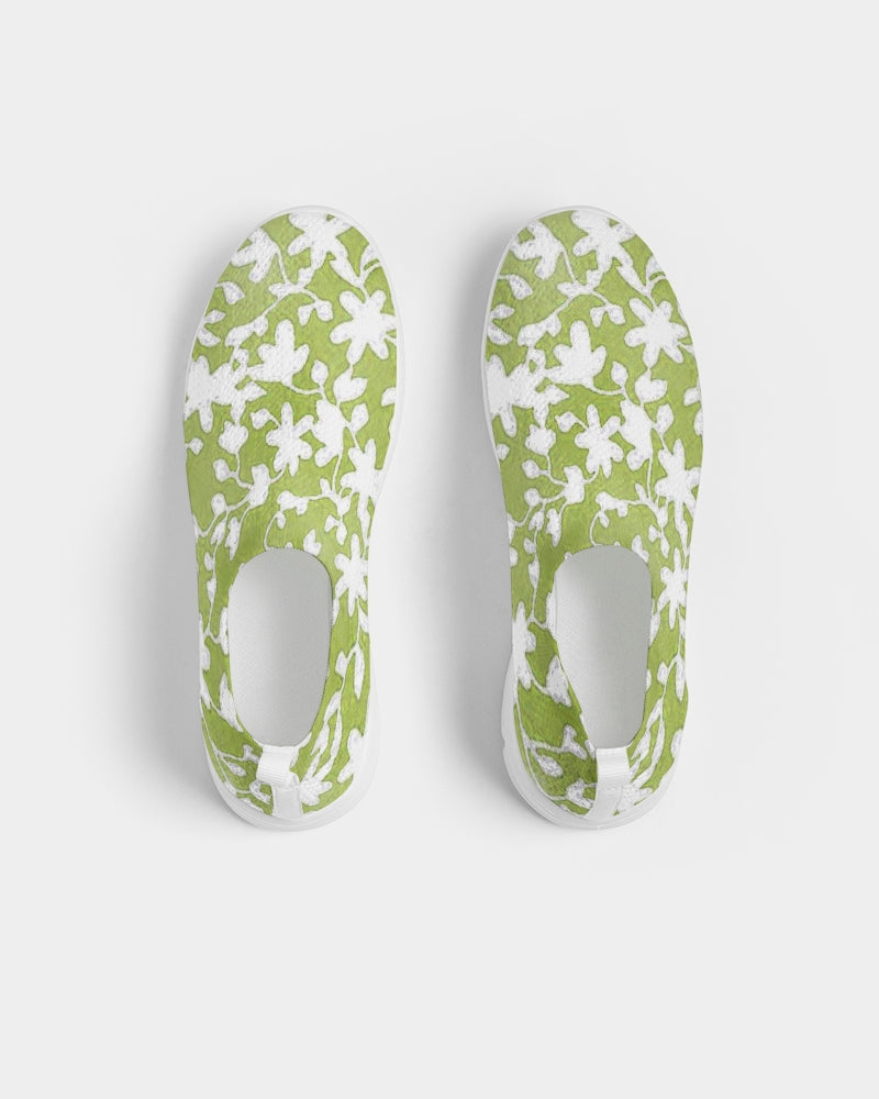 Caro Flower Grass Women's Slip-On Flyknit Shoe