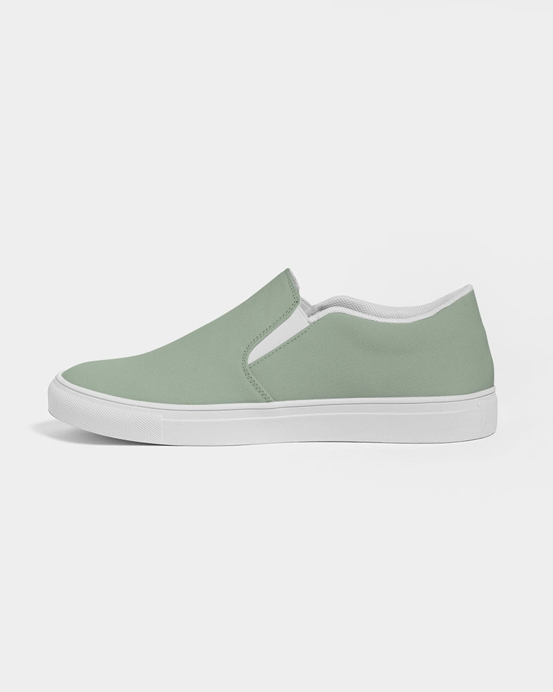 Signature Lucky Lime Sage Women's Slip-On Canvas Shoe
