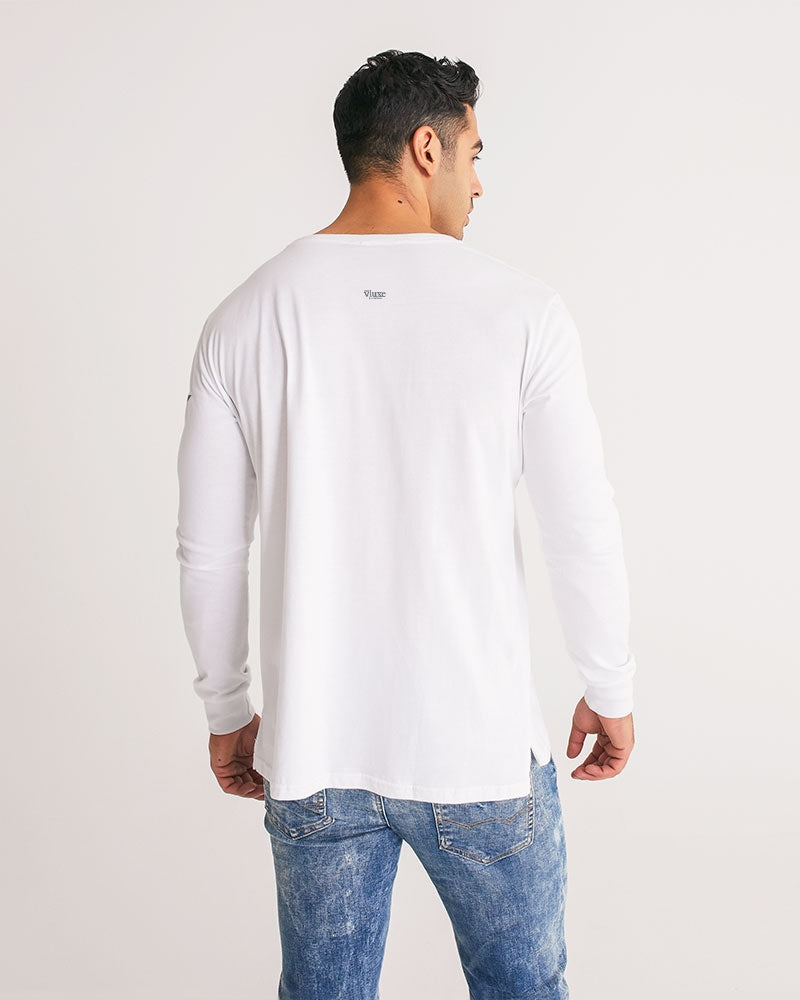 Solid State Of Mind White Men's Long Sleeve Tee