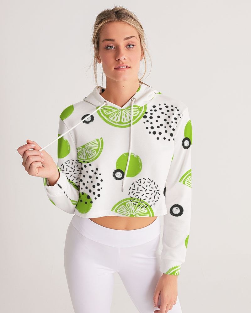Lime-et-less Women's Cropped Hoodie