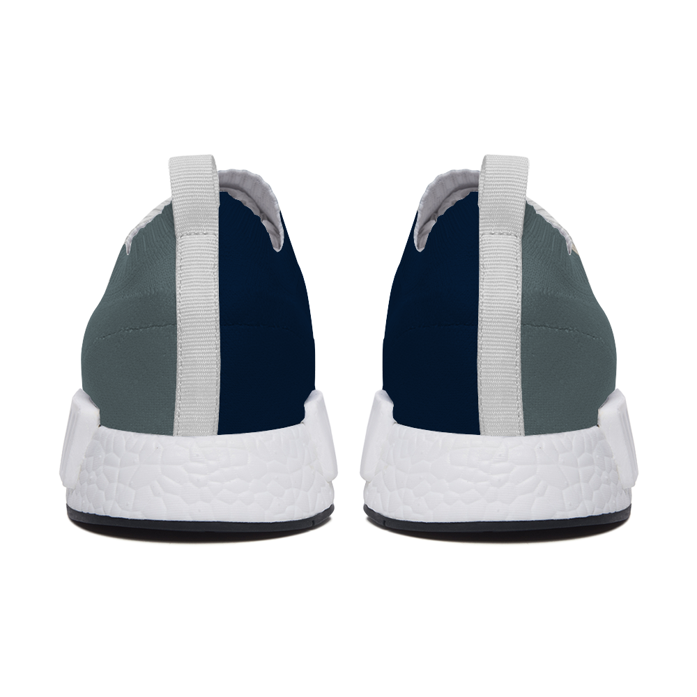 Block Blues Slip On Lightweight Sneakers from Vluxe by Lucky Nahum