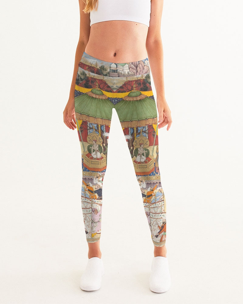 The Young Emperor Akbar  Women's Yoga Pants | Always Get Lucky