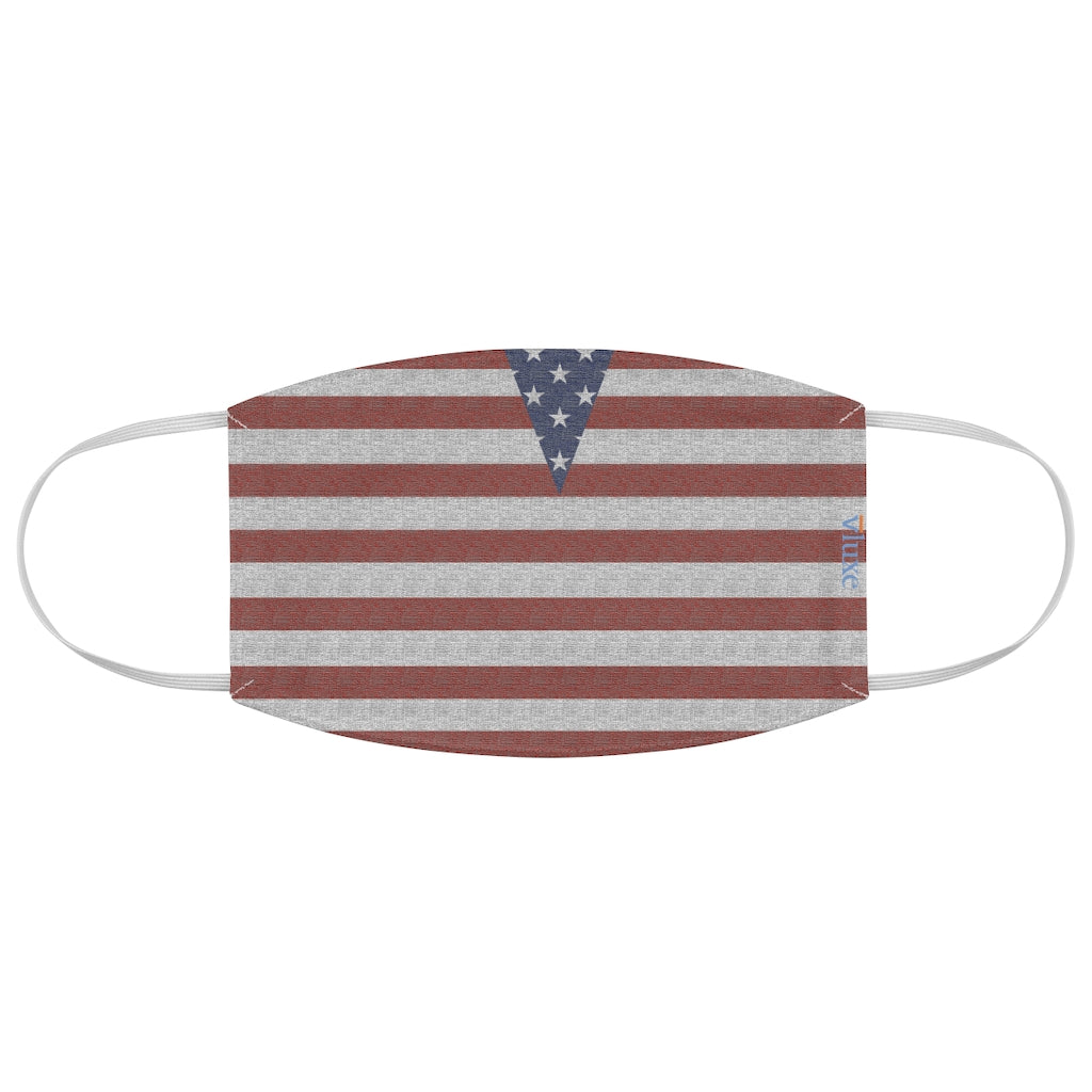Americana Double Layer Fabric Face Mask from Vluxe by Lucky Nahum