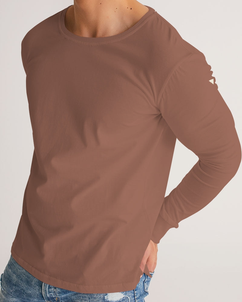 Solid State of Mind Terracotta Men's Long Sleeve Tee