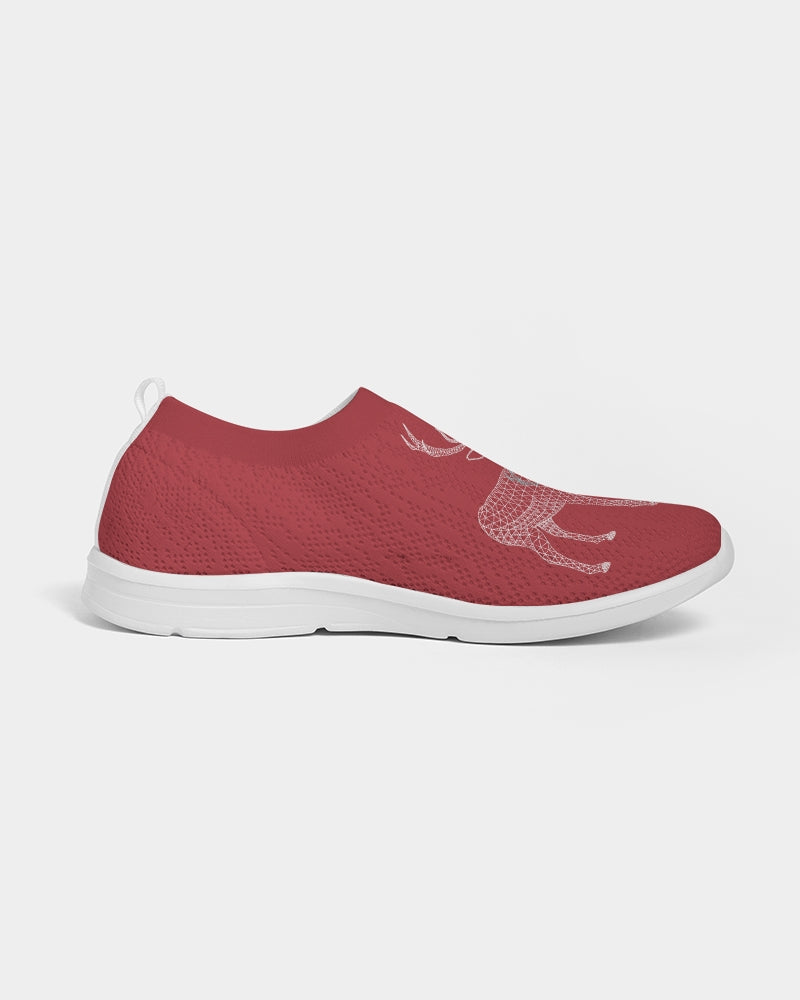 Norway Holiday Red Women's Slip-On Flyknit Shoe