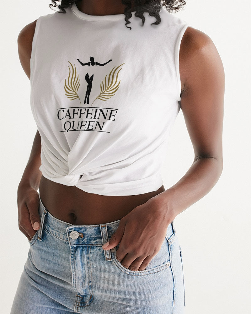 Caffeine Queen Cloud Women's Twist-Front Tank