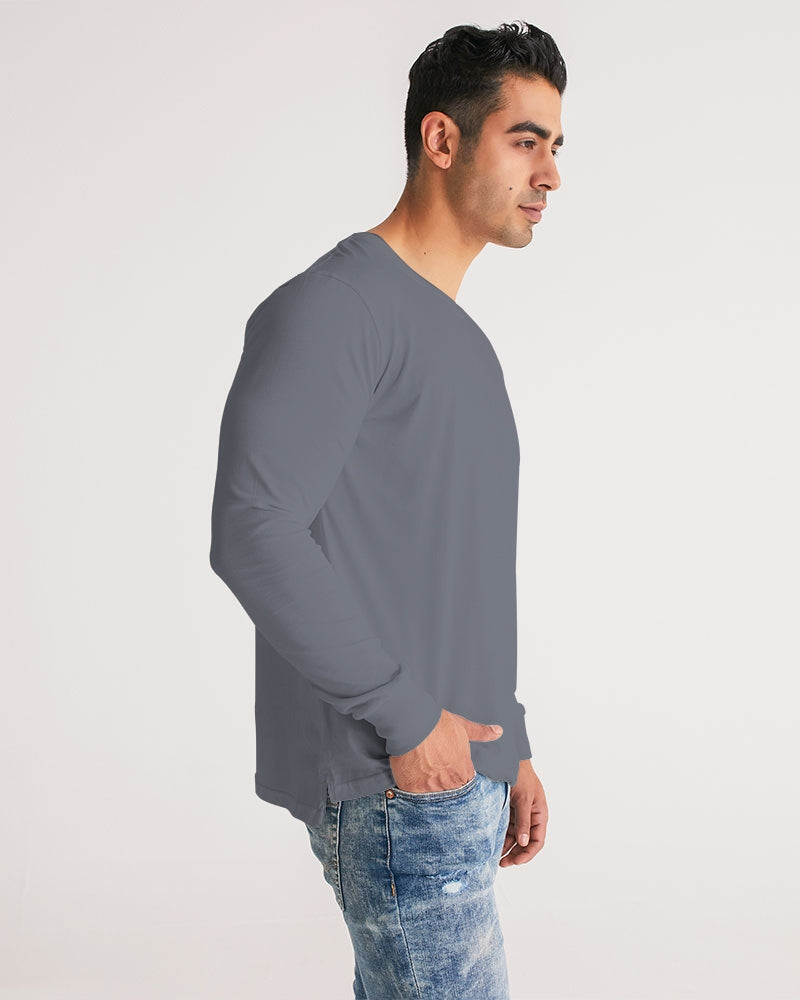 Solid State Of Mind Gray Men's Long Sleeve Tee