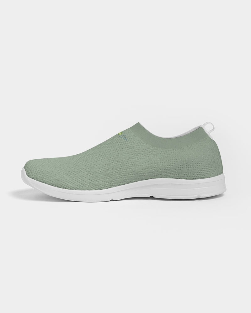 Signature Lucky Lime Sage Women's Slip-On Flyknit Shoe