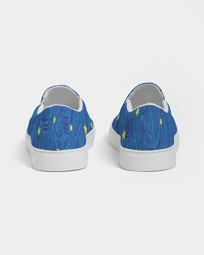 Starry Night Women's Slip-On Canvas Shoe