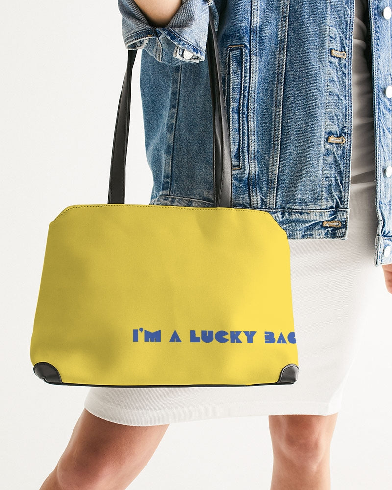 I'm A Lucky Bag Yellow Shoulder Bag