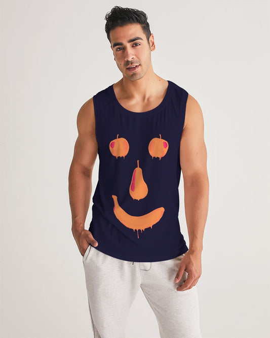 Fruit Face Navy Men's Sports Tank