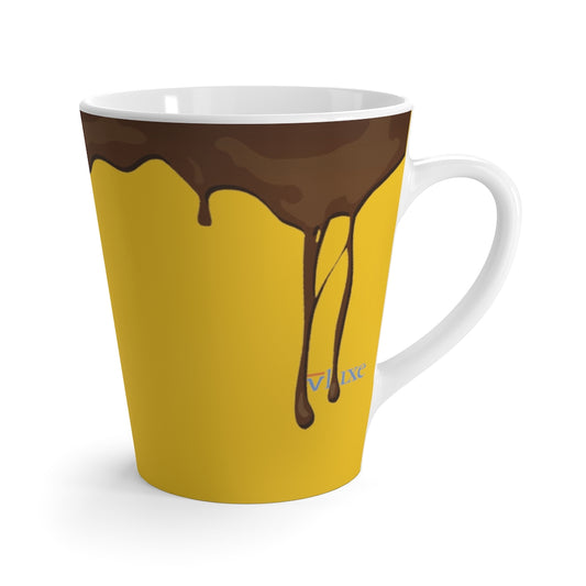 Dripped Yellow Gold Latte Mug from Vluxe by Lucky Nahum