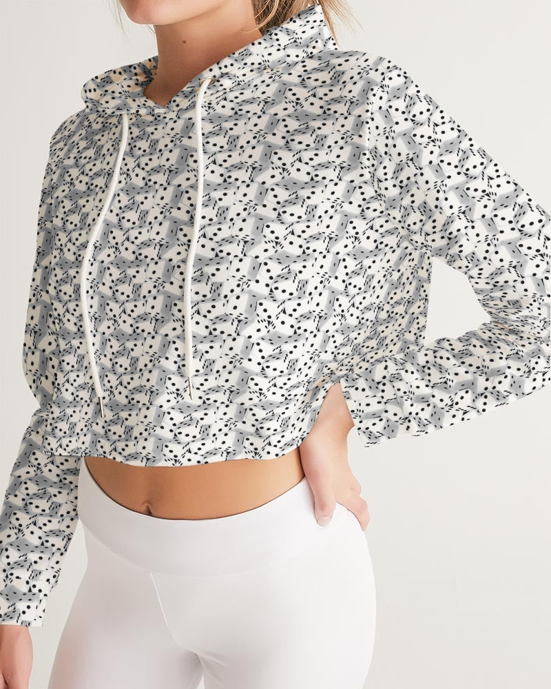 Roll The Dice Women's Cropped Hoodie | Always Get Lucky