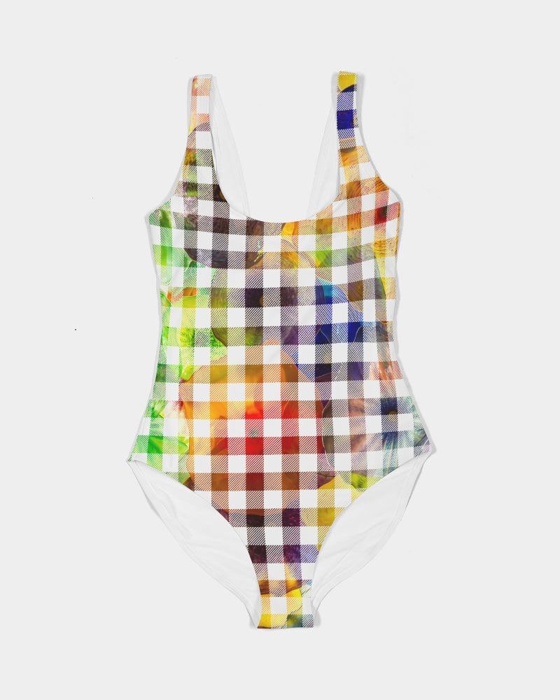 Fantasy Check Women's One-Piece Swimsuit