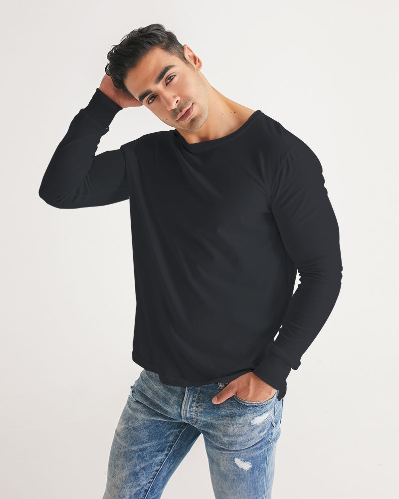 Solid State Of Mind Black Men's Long Sleeve Tee