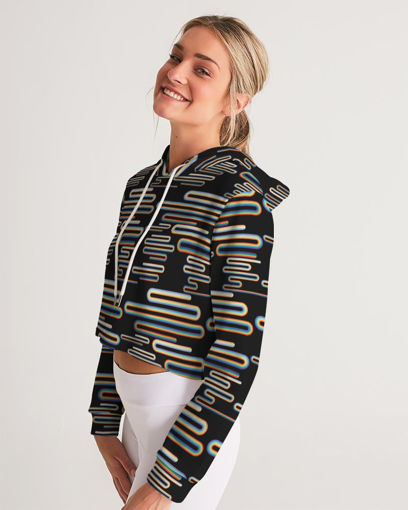Stefano Women's Cropped Hoodie | Always Get Lucky