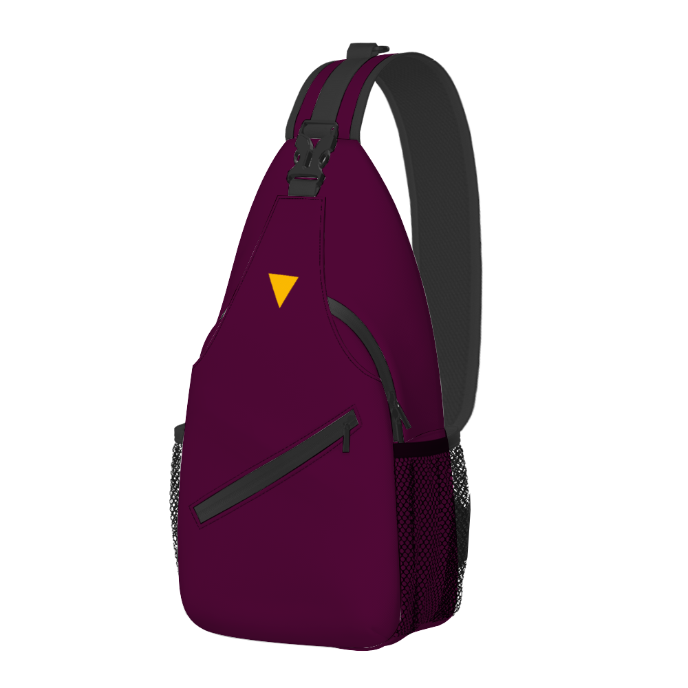 Purple Unisex Cross-body Bag Lightweight Fashion Messenger Bag | Always Get Lucky