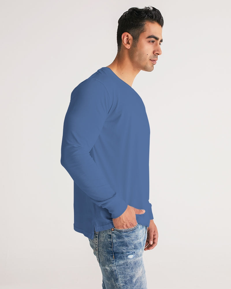 Solid State Of Mind Royal Men's Long Sleeve Tee
