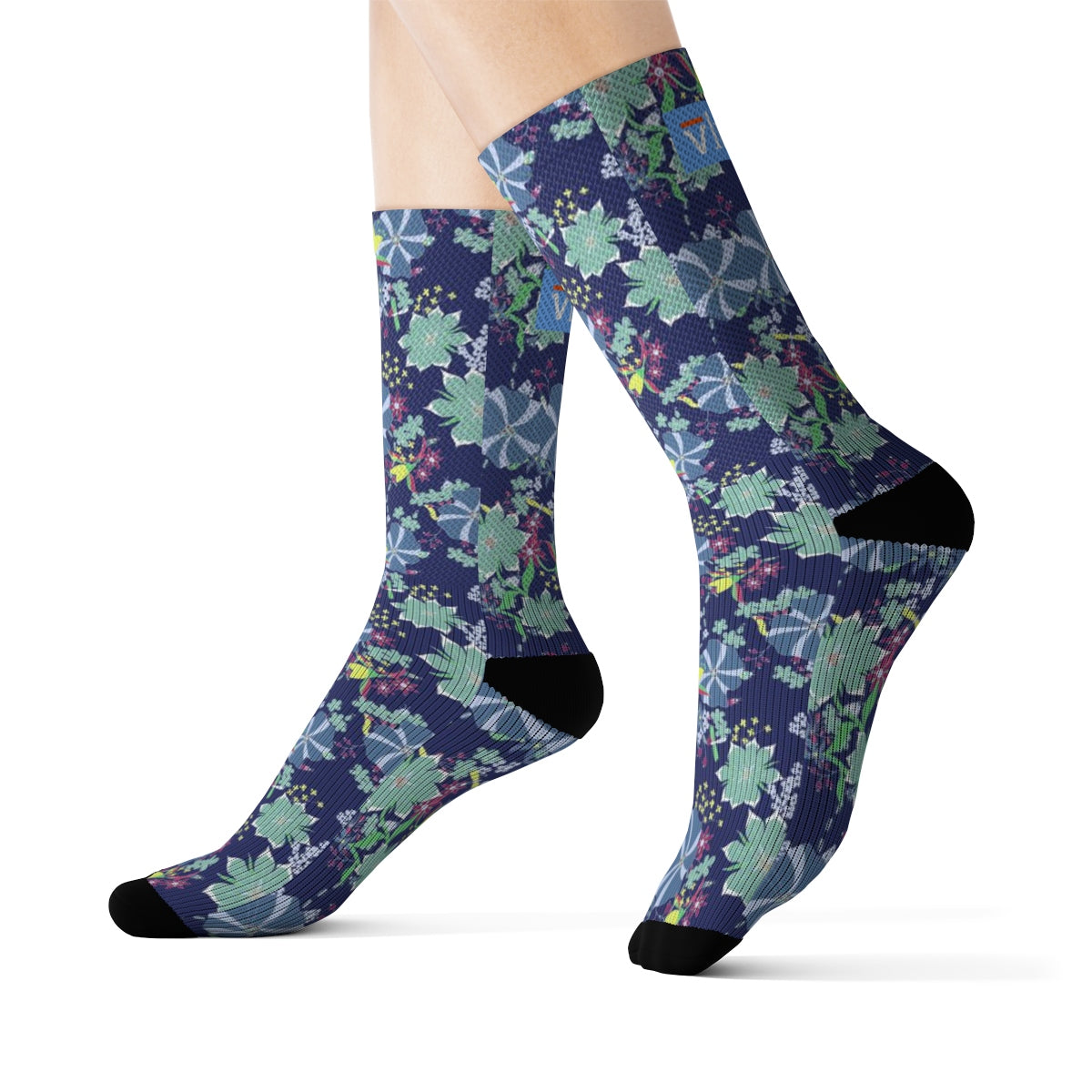Floral Paradise Sublimation Socks