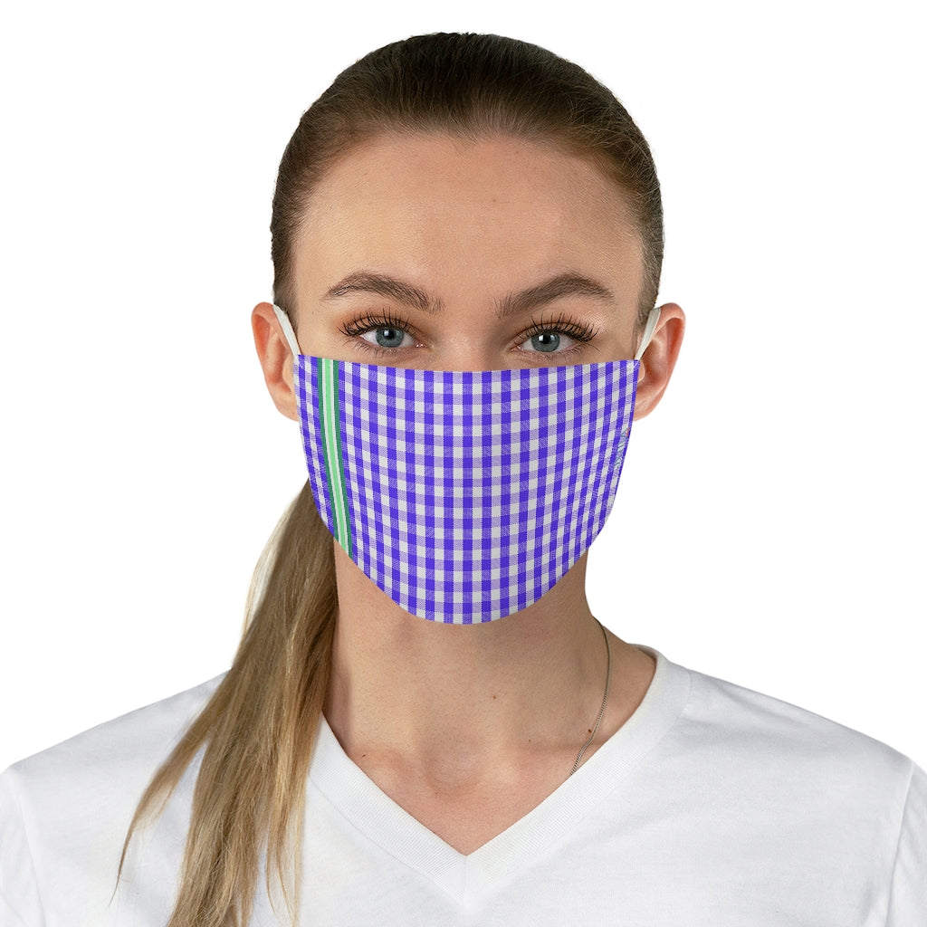Racer Purple Double Layer Fabric Face Mask