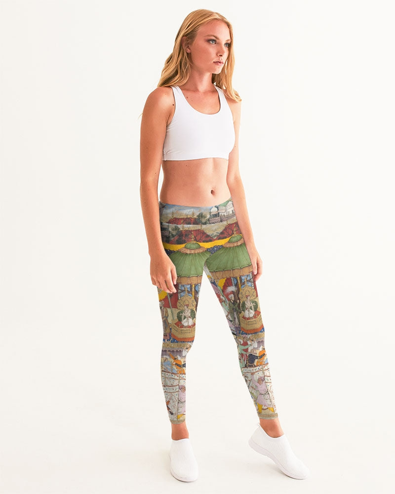 The Young Emperor Akbar  Women's Yoga Pants | Always Get Lucky