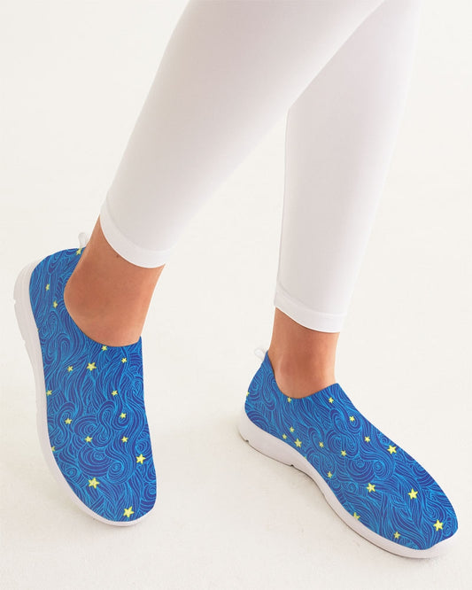 Starry Night Women's Slip-On Flyknit Shoe