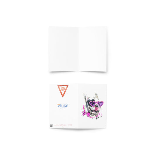 Elton Puppy Greeting Card