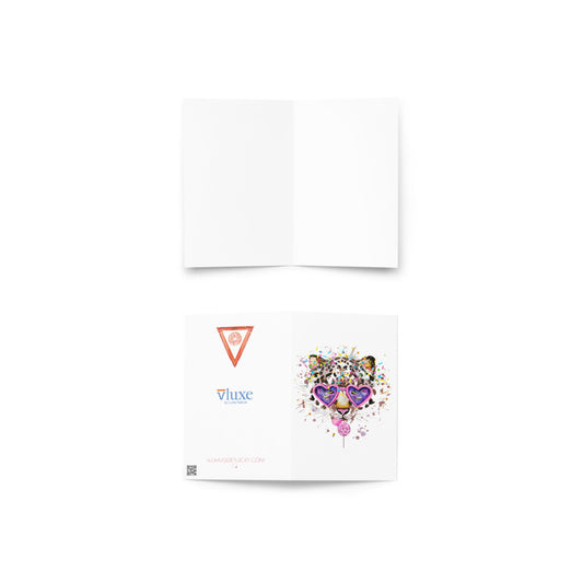 Elton Feline Greeting Card